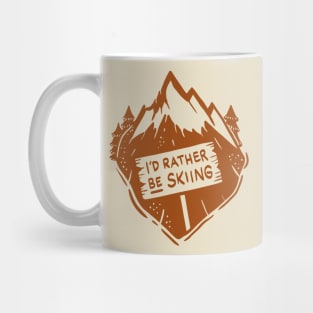 Funny Skiing Ski Shirts and Gifts Mug